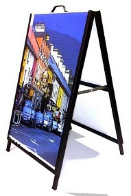 Metal Calgary A-frame sandwich boards